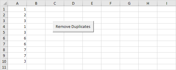 Eliminar duplicados en Excel VBA