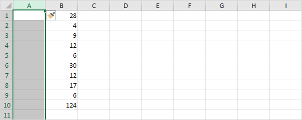 Agregar una columna en Excel