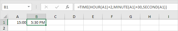 Agregar tiempo en Excel