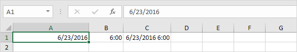 Formatos de fecha y hora en Excel