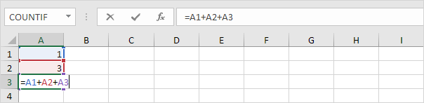 Referencia circular directa en Excel