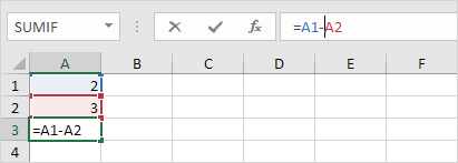 Editar una fórmula en Excel