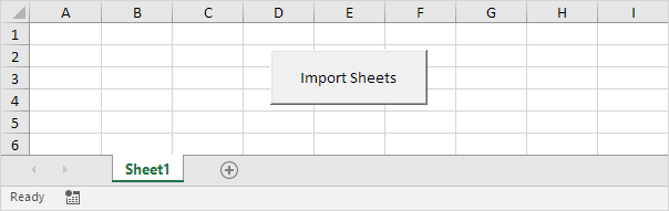 Importar hojas usando Excel VBA