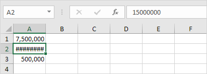 ##### error en Excel
