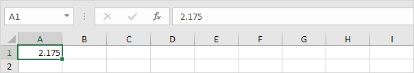 Tres lugares decimales en Excel