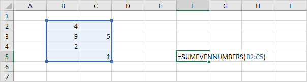 Función definida por el usuario en Excel VBA